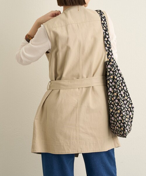 Omekashi（オメカシ）の「ダブルノーカラージレ（ベスト・レディース・ベージュ/アイボリー・FREE）」の15枚目の写真