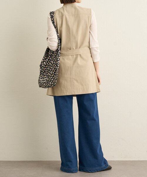 Omekashi（オメカシ）の「ダブルノーカラージレ（ベスト・レディース・ベージュ/アイボリー・FREE）」の19枚目の写真