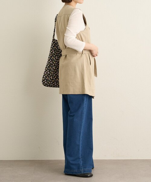 Omekashi（オメカシ）の「ダブルノーカラージレ（ベスト・レディース・ベージュ/アイボリー・FREE）」の20枚目の写真