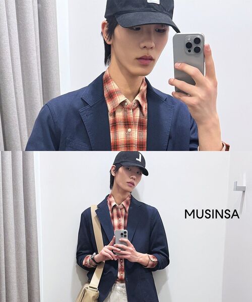PRODESHIRT（プロデシャツ）の「[PRODE x MIJ] Damaged Western Check Shirt (Orange)（シャツ/ブラウス・メンズ・その他・XL）」の7枚目の写真