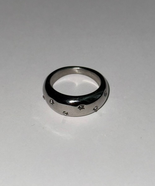 DTYYPE（ドタイプ）の「インレイドストーンリング（リング・レディース・シルバー・11）」の2枚目の写真