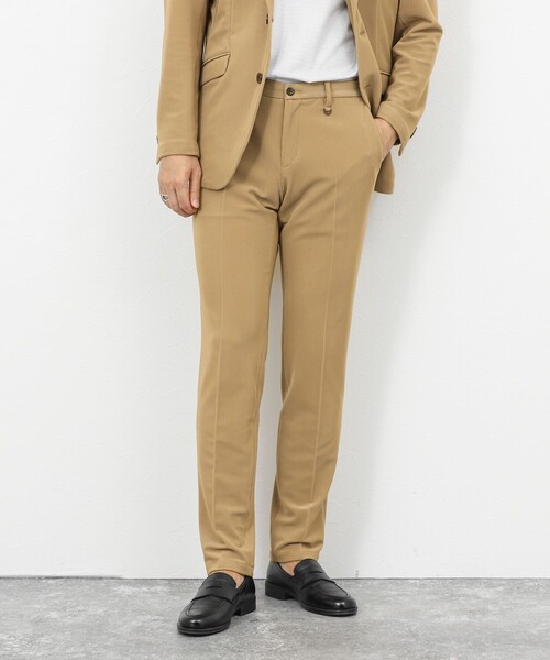 Stutostein Nolley's（シュテットシュタインノーリーズ）の「《ビジカジ/セットアップ対応》ストレッチコードピケ パンツ 26SS（その他パンツ・メンズ・オリーブ/ブラック/ベージュ/ダークネイビー・M/S/XL/L）」の7枚目の写真