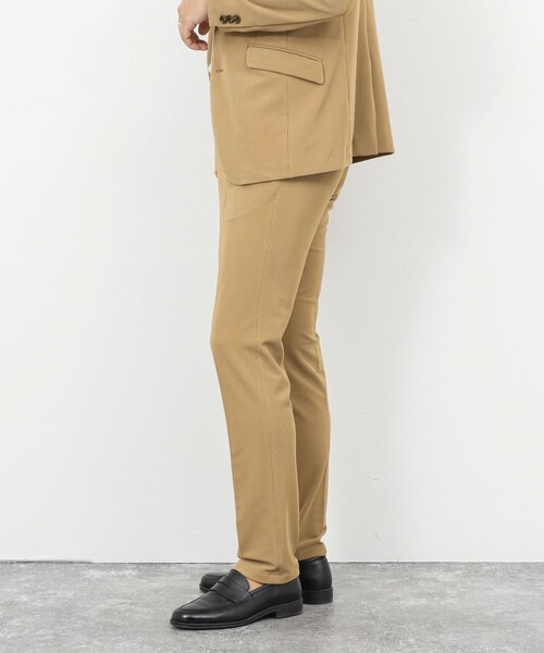 Stutostein Nolley's（シュテットシュタインノーリーズ）の「《ビジカジ/セットアップ対応》ストレッチコードピケ パンツ 26SS（その他パンツ・メンズ・オリーブ/ブラック/ベージュ/ダークネイビー・M/S/XL/L）」の10枚目の写真