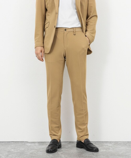 Stutostein Nolley's（シュテットシュタインノーリーズ）の「《ビジカジ/セットアップ対応》ストレッチコードピケ パンツ 26SS（その他パンツ・メンズ・オリーブ/ブラック/ベージュ/ダークネイビー・M/S/XL/L）」の13枚目の写真