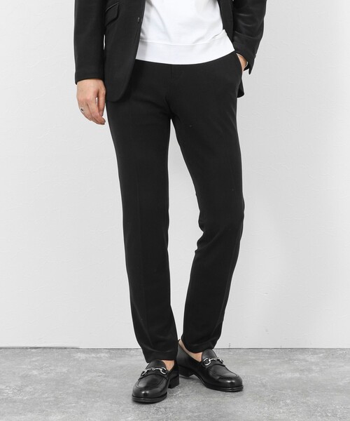 Stutostein Nolley's（シュテットシュタインノーリーズ）の「《ビジカジ/セットアップ対応》ストレッチコードピケ パンツ 26SS（その他パンツ・メンズ・オリーブ/ブラック/ベージュ/ダークネイビー・M/S/XL/L）」の19枚目の写真