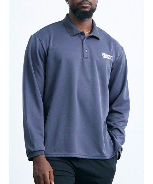 AIRIT(アイリット)の「パフォーマンスPK LS AM1205 GY(Tシャツ/カットソー・メンズ・ダークグレー・FREE)」の2枚目の写真