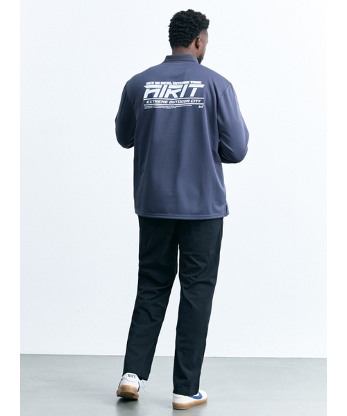 AIRIT(アイリット)の「パフォーマンスPK LS AM1205 GY(Tシャツ/カットソー・メンズ・ダークグレー・FREE)」の4枚目の写真