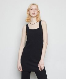 L3 DEMAGE KNIT DRESS(BLACK)