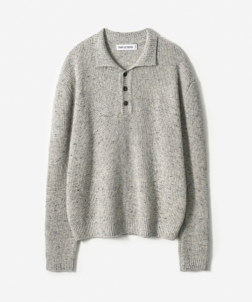 TRIP LE SENS(トリップ ル センス)の「ネフヤンウールカラーニット_グレー(ニット/セーター・メンズ・その他・MEDIUM/LARGE)」の1枚目の写真