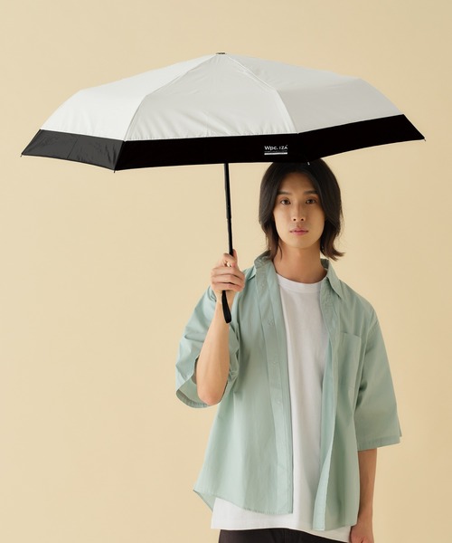 IZA(イーザ)の「IZA【耐風】 切り継ぎデザイン 完全遮光100% メンズ 日傘 折りたたみ 晴雨兼用 Wpc. WIND RESISTANCE(折りたたみ傘・レディース・ホワイト系その他/ベージュ系その他/グレー系その他・FREE)」の22枚目の写真
