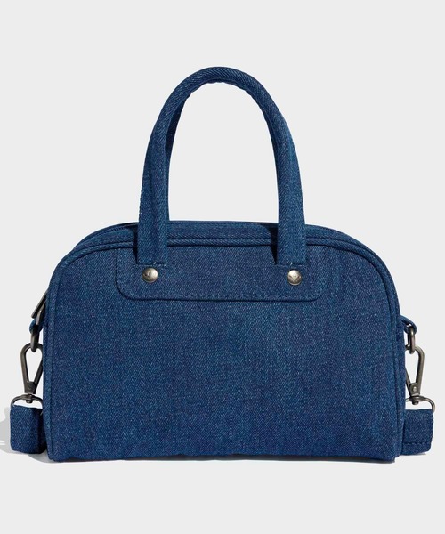 adidas(アディダス)の「アディカラー ミニ ボウリング バッグ デニム / アディダスオリジナルス adidas Originals(ショルダーバッグ・メンズ・ブルー・FREE)」の2枚目の写真