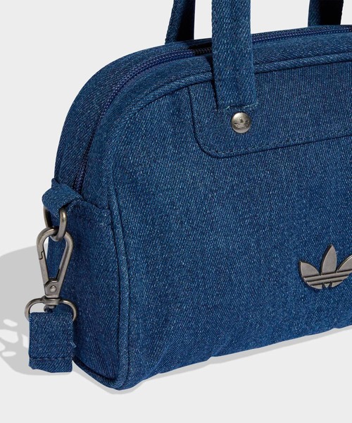 adidas(アディダス)の「アディカラー ミニ ボウリング バッグ デニム / アディダスオリジナルス adidas Originals(ショルダーバッグ・メンズ・ブルー・FREE)」の5枚目の写真