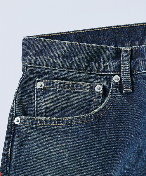 JOURNAL STANDARD（ジャーナルスタンダード）の「ストレート デニム パンツ LOT200（デニムパンツ・メンズ・ブラック系その他/コバルトブルー・SMALL/MEDIUM/LARGE）」の5枚目の写真