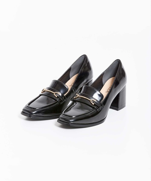 NOELA（ノエラ）の「スクエアビットローファー（ローファー・レディース・ブラック/ブラウン/ベージュ・S/M/L）」の2枚目の写真