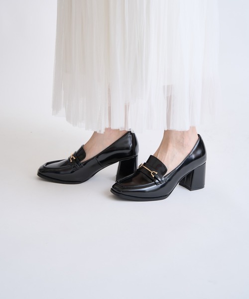 NOELA（ノエラ）の「スクエアビットローファー（ローファー・レディース・ブラック/ブラウン/ベージュ・S/M/L）」の7枚目の写真