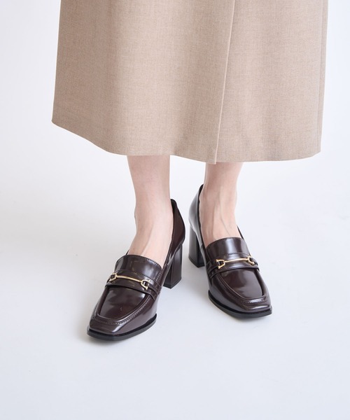 NOELA（ノエラ）の「スクエアビットローファー（ローファー・レディース・ブラック/ブラウン/ベージュ・S/M/L）」の11枚目の写真