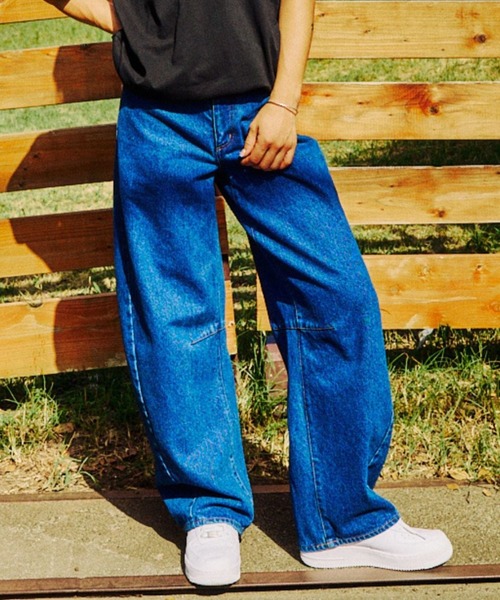 RVCA(ルーカ)の「RVCA ウィメンズ RECESSION DENIM PANT デニムパンツ 【2026年春夏モデル】(デニムパンツ・レディース・ホワイト/ライトブルー・SMALL/MEDIUM/LARGE)」の2枚目の写真