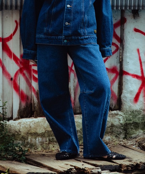 RVCA(ルーカ)の「RVCA ウィメンズ RECESSION DENIM PANT デニムパンツ 【2026年春夏モデル】(デニムパンツ・レディース・ホワイト/ライトブルー・SMALL/MEDIUM/LARGE)」の10枚目の写真