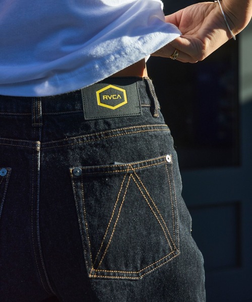 RVCA(ルーカ)の「RVCA ウィメンズ RECESSION DENIM PANT デニムパンツ 【2026年春夏モデル】(デニムパンツ・レディース・ホワイト/ライトブルー・SMALL/MEDIUM/LARGE)」の6枚目の写真
