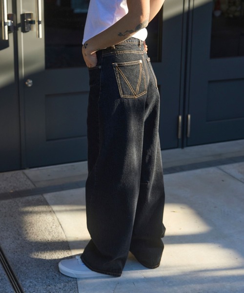 RVCA(ルーカ)の「RVCA ウィメンズ RECESSION DENIM PANT デニムパンツ 【2026年春夏モデル】(デニムパンツ・レディース・ホワイト/ライトブルー・SMALL/MEDIUM/LARGE)」の3枚目の写真