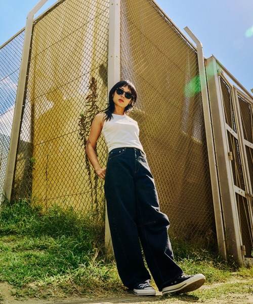 RVCA(ルーカ)の「RVCA ウィメンズ RECESSION DENIM PANT デニムパンツ 【2026年春夏モデル】(デニムパンツ・レディース・ホワイト/ライトブルー・SMALL/MEDIUM/LARGE)」の5枚目の写真
