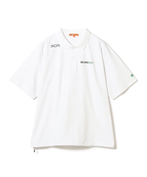 BEAMS GOLF（ビームスゴルフ）の「ORANGE LABEL / USシリーズ SQR ビッグシルエットポロシャツ（吸水速乾・UVカット）（ポロシャツ・メンズ・ホワイト/ブラック/ネイビー・S/XL/L/M）」の17枚目の写真