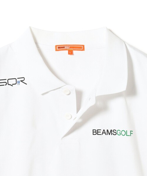 BEAMS GOLF（ビームスゴルフ）の「ORANGE LABEL / USシリーズ SQR ビッグシルエットポロシャツ（吸水速乾・UVカット）（ポロシャツ・メンズ・ホワイト/ブラック/ネイビー・S/XL/L/M）」の18枚目の写真