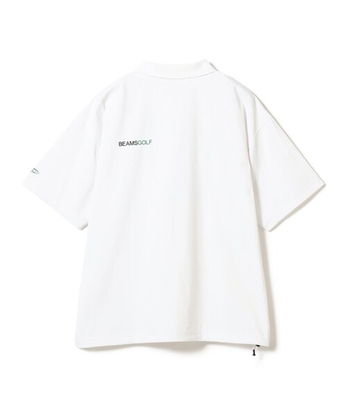 BEAMS GOLF（ビームスゴルフ）の「ORANGE LABEL / USシリーズ SQR ビッグシルエットポロシャツ（吸水速乾・UVカット）（ポロシャツ・メンズ・ホワイト/ブラック/ネイビー・S/XL/L/M）」の14枚目の写真