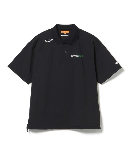 BEAMS GOLF（ビームスゴルフ）の「ORANGE LABEL / USシリーズ SQR ビッグシルエットポロシャツ（吸水速乾・UVカット）（ポロシャツ・メンズ・ホワイト/ブラック/ネイビー・S/XL/L/M）」の14枚目の写真