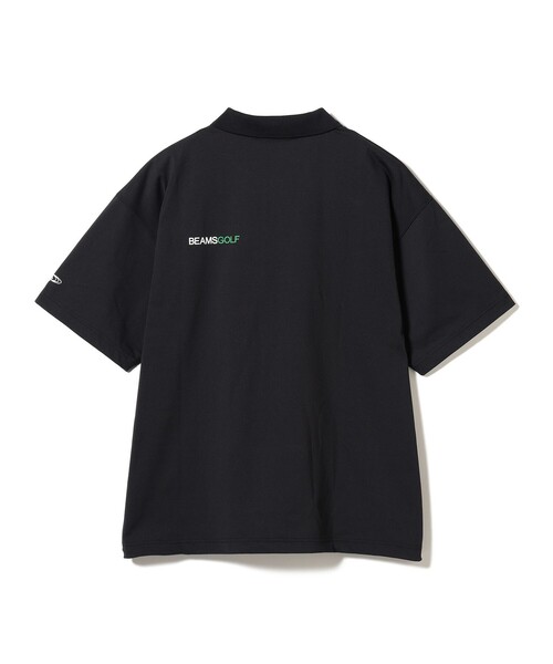BEAMS GOLF（ビームスゴルフ）の「ORANGE LABEL / USシリーズ SQR ビッグシルエットポロシャツ（吸水速乾・UVカット）（ポロシャツ・メンズ・ホワイト/ブラック/ネイビー・S/XL/L/M）」の10枚目の写真