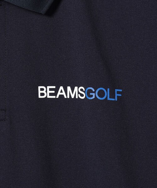 BEAMS GOLF（ビームスゴルフ）の「ORANGE LABEL / USシリーズ SQR ビッグシルエットポロシャツ（吸水速乾・UVカット）（ポロシャツ・メンズ・ホワイト/ブラック/ネイビー・S/XL/L/M）」の8枚目の写真