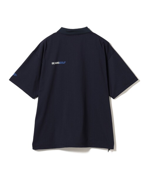 BEAMS GOLF（ビームスゴルフ）の「ORANGE LABEL / USシリーズ SQR ビッグシルエットポロシャツ（吸水速乾・UVカット）（ポロシャツ・メンズ・ホワイト/ブラック/ネイビー・S/XL/L/M）」の5枚目の写真