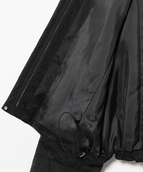Demi-Luxe BEAMS（デミルクス ビームス）の「パディング ジップ ブルゾン（ブルゾン・レディース・ホワイト系その他5/ブラック・36/38）」の5枚目の写真