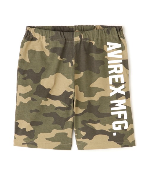 AVIREX（アヴィレックス）の「《WEB&DEPOT限定》VERTICAL LOGO SHORT PANTS / ロゴ ショーツ / AVIREX / アヴィレックス（スウェットパンツ・メンズ・グリーン系カモフラージュ/ライトグレー/ピンク/グレー系カモフラージュ/ブラック・XX-LARGE/X-LARGE/LARGE/MEDIUM/SMALL）」の5枚目の写真