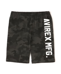 AVIREX | 《WEB&DEPOT限定》VERTICAL LOGO SHORT PANTS / ロゴ ショーツ / AVIREX / アヴィレックス(スウェットパンツ)