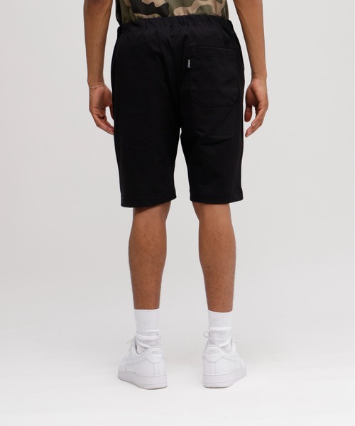 AVIREX（アヴィレックス）の「《WEB&DEPOT限定》VERTICAL LOGO SHORT PANTS / ロゴ ショーツ / AVIREX / アヴィレックス（スウェットパンツ・メンズ・グリーン系カモフラージュ/ライトグレー/ピンク/グレー系カモフラージュ/ブラック・XX-LARGE/X-LARGE/LARGE/MEDIUM/SMALL）」の9枚目の写真