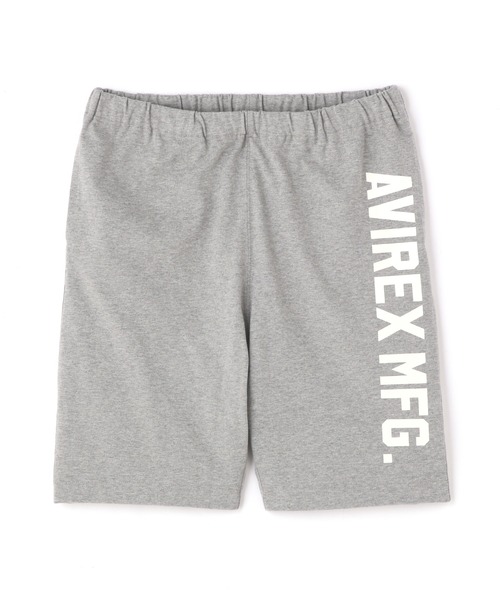 AVIREX（アヴィレックス）の「《WEB&DEPOT限定》VERTICAL LOGO SHORT PANTS / ロゴ ショーツ / AVIREX / アヴィレックス（スウェットパンツ・メンズ・グリーン系カモフラージュ/ライトグレー/ピンク/グレー系カモフラージュ/ブラック・XX-LARGE/X-LARGE/LARGE/MEDIUM/SMALL）」の18枚目の写真