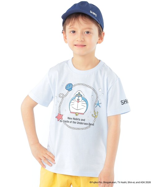 SHIPS(シップス)の「SHIPS KIDS:100~130cm /<映画ドラえもん 新・のび太の海底鬼岩城> Tシャツ(Tシャツ/カットソー・キッズ・ライトブルー/ネイビー/ホワイト・100/110/120/130)」の10枚目の写真