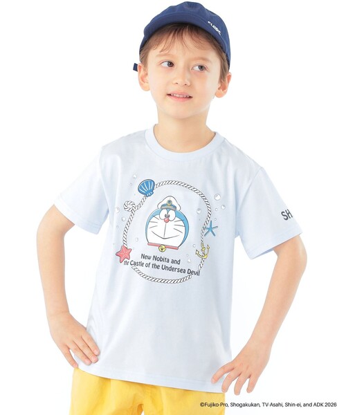 SHIPS(シップス)の「SHIPS KIDS:100~130cm /<映画ドラえもん 新・のび太の海底鬼岩城> Tシャツ(Tシャツ/カットソー・キッズ・ライトブルー/ネイビー/ホワイト・100/110/120/130)」の11枚目の写真