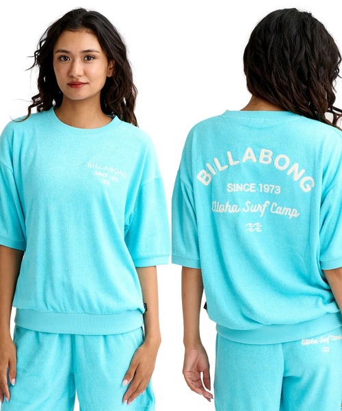 BILLABONG(ビラボン)の「BILLABONG ウィメンズ PILE SS TOPS セーター 【2026年春夏モデル】(ニット/セーター・レディース・グレー/ネイビー/ブルー系その他/ホワイト・LARGE/MEDIUM)」の4枚目の写真