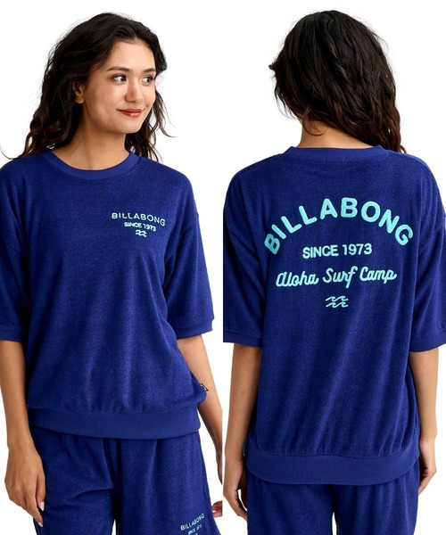 BILLABONG(ビラボン)の「BILLABONG ウィメンズ PILE SS TOPS セーター 【2026年春夏モデル】(ニット/セーター・レディース・グレー/ネイビー/ブルー系その他/ホワイト・LARGE/MEDIUM)」の1枚目の写真
