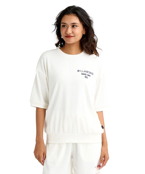 BILLABONG(ビラボン)の「BILLABONG ウィメンズ PILE SS TOPS セーター 【2026年春夏モデル】(ニット/セーター・レディース・グレー/ネイビー/ブルー系その他/ホワイト・LARGE/MEDIUM)」の5枚目の写真