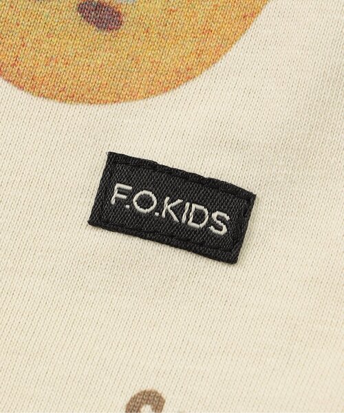 F.O.KIDS(エフオーキッズ)の「総柄Tシャツ_ジュニア対応(Tシャツ/カットソー・キッズ・キナリ/パープル/オフホワイト・110/100/90/80/140/130/120)」の14枚目の写真
