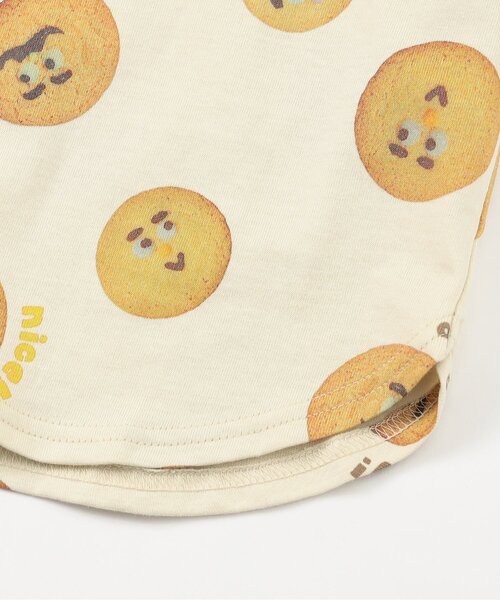 F.O.KIDS(エフオーキッズ)の「総柄Tシャツ_ジュニア対応(Tシャツ/カットソー・キッズ・キナリ/パープル/オフホワイト・110/100/90/80/140/130/120)」の16枚目の写真