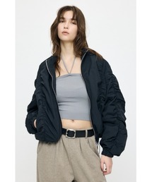 MOUSSY（マウジー）の「【26年SS新作】SHIRRING OVER NYLON ブルゾン（ブルゾン）」