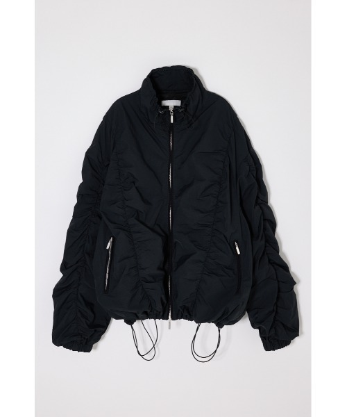 MOUSSY(マウジー)の「【26年SS新作】SHIRRING OVER NYLON ブルゾン(ブルゾン・レディース・ブラック/カーキ/キナリ・1/2)」の8枚目の写真