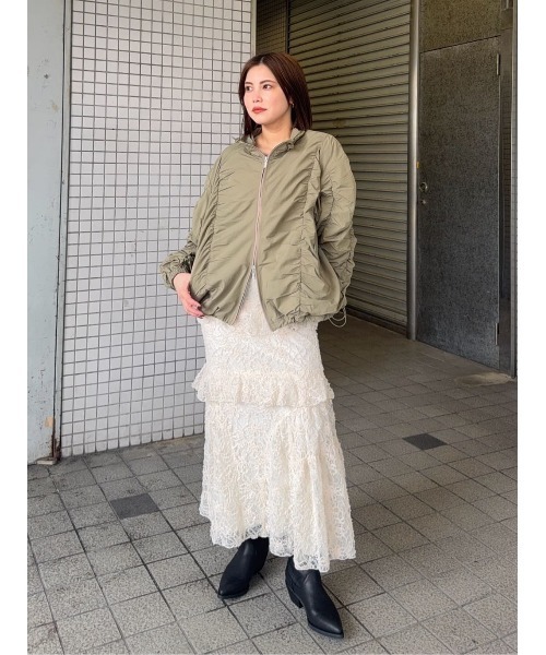 新品 26SS moussy SHIRRING OVER NYLON ブルゾン MOUSSY | SHIRRING OVER NYLON ブルゾン (ブルゾン ) |SHEL'TTER WEBSTORE