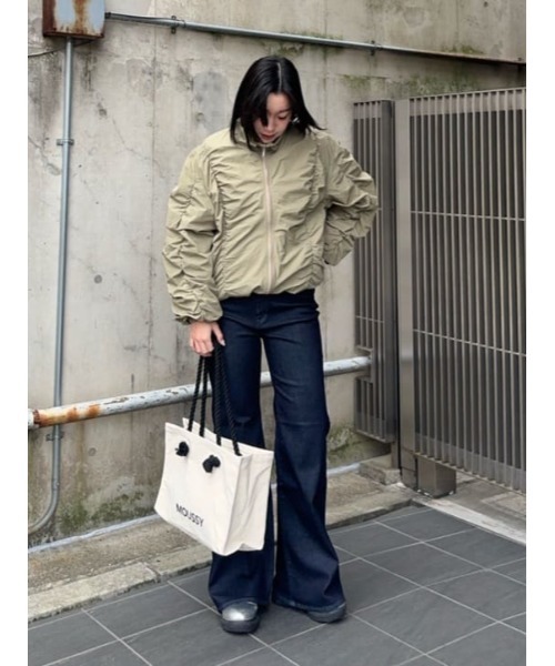 新品 26SS moussy SHIRRING OVER NYLON ブルゾン MOUSSY | SHIRRING OVER NYLON ブルゾン (ブルゾン ) |SHEL'TTER WEBSTORE
