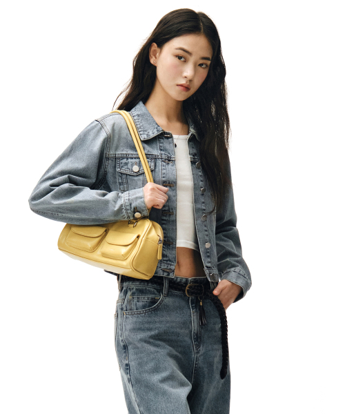DECET WOMEN(デケット ウーマン)の「Cropped Denim Jacket DCWJK002LIGHTBLUE(デニムジャケット・レディース・その他・SMALL/MEDIUM/LARGE)」の8枚目の写真