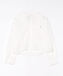 GYMPHLEX | Gymphlex | ナイロンストレッチタフタ フードシャツ(シャツ/ブラウス)